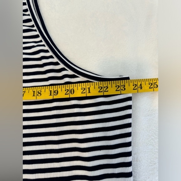 Women’s Torrid Midi Rib Bodycon Dress in Blue & White‎ Stripes Size 4X NWT - Picture 8 of 10